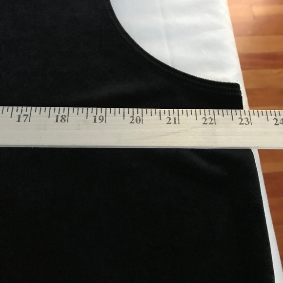 CHICO’S Travelers Velvet Black Sleeveless Blouse Tank Top Shell Women’s Size XL - Picture 9 of 16